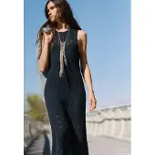 Pepe Jeans Gebreide jurk 'KENIA' donkerblauw