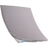 Cloudpillo Topper Hoeslaken - Stone Grey - 80x200 cm - Waterafstotend, Ademend, Zacht, Antibacterieel - Duurzaam, OEKO-TEX Gecertificeerd Katoen