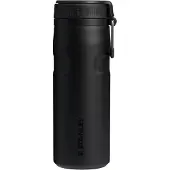 Stanley Twist Flip 2.0 Waterfles met draaidop met springveer 0.47L - 10 Uur Koud - 2 Dagen Koud Met IJs - Roestvrijstalen Drinkfles - BPA Vrij - Lekvrij - Vaatwasserbestendig - Black
