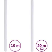 vidaXL Raamfolies mat PVC wit