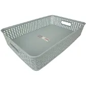 C&T Opbergmand Pastelblauw 7,5l40x26,5xh8cm