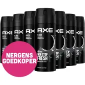 Axe 6x Deodorant Bodyspray Black 150 Ml