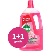 Dettol 1+1 gratis: Allesreiniger Power & Fresh Kersenbloesem 2 liter