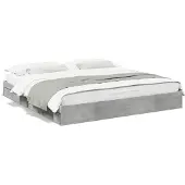 vidaXL Bedframe met lades bewerkt hout wit 200x200 cm