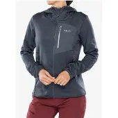 Rab - Women's Ascendor Hoody - Fleecevest 36, blauw/grijs