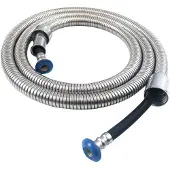 Creavit Aloni doucheslang 150 cm blister chroom