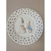 Petit Jour Set van 4 Dessertborden Pierre Konijn Kerst