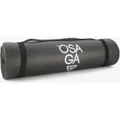 Osaga yoga fitness mat zwart