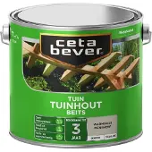 Cetabever - Tuinbeits Tuinhout Dekkend - Warm Grijs - Mengverf - 2,5 L