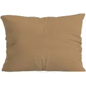 Zelesta Pure Uni Katoen Kussensloop Set van 2 - Cacaobruin 80x80cm
