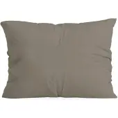 Zelesta Pure Uni kussenslopen Katoen set van 2 - Antraciet Grijs - 60x70cm