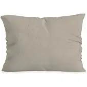 Zelesta Special Seersucker Kussensloop Set van 2 - Warmgrijs 80x80cm