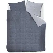 Rivièra Maison Dekbedovertrek Twisted Blauw Katoen-200 x 200 / 220 cm | 2-Persoons