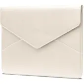 Puccini Leren Laptop Etui 13 Inch Beżig - Stijlvol & Beschermend
