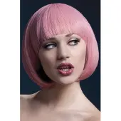 Fever Mooie bob pruik Fever Mia in pastel roze