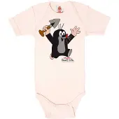 Logoshirt Rompertje/body lichtroze