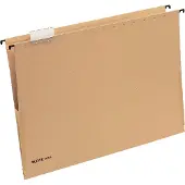 Leitz Alpha A3 Hangmap met Balg - 25 Stuks - V-bodem - Natuurbruin