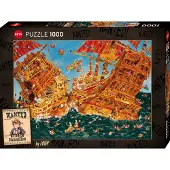 Heye Puzzle 803053 - Puzzel 1000 stukjes - Diamond Dick Wanted! cartoon - Meerkleurig