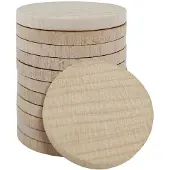 Combicraft Blanco houten munten Ø29mm - 100 stuks