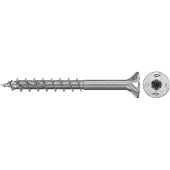 Fischer 574155 Spaanplaatschroef 5 mm 60 mm TX RVS 100 stuk(s)