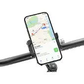 Rixus - Fiets Telefoonhouder - Zwart