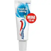 Aquafresh 12x Tandpasta Fresh & Minty Mini 15 ml