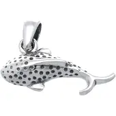 MOOYE ® - Collectie Zilveren Walvishaai kettinghanger