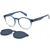 Polaroid Leesbril PLD0031 Met Zonneclip-Blauw Grijs-+2.50