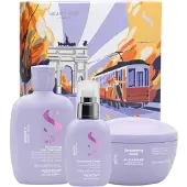 Alfaparf Milano Geschenkset Semi di Lino Smooth Kit