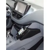 KUDA houder geschikt voor Peugeot 208 2012-2019 Kleur: Zwart
