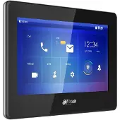 Dahua VTH5422HB Video Intercom 7" binnenpost PoE en 2-Draads zwart