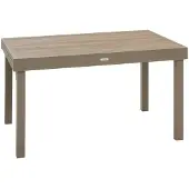 Hespéride Uitschuifbare tuintafel voor 10 personen van aluminium en glas PIAZZA