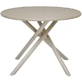 Hespéride Ronde tuintafel voor 4 personen van aluminium NEBULLIA