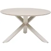 Hespéride Ronde tuintafel voor 6 personen van gehard glas ORYON