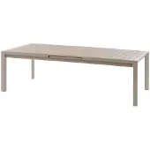 Hespéride Uitschuifbare tuintafel voor 14 personen van aluminium met houtlook ÉVASION