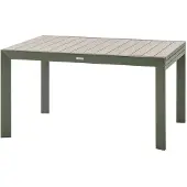 Hespéride Uitschuifbare tuintafel voor 10 personen van aluminium met houteffect ÉVASION
