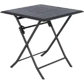 Hespéride Vierkante opvouwbare aluminium tuintafel voor 2 personen AZUA
