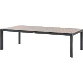 Hespéride Tuintafel voor 12 personen van aluminium met houtlook ÉVASION