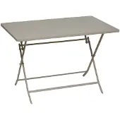 Hespéride Rechthoekige opvouwbare tuintafel voor 4 personen van staal, GREENSBORO