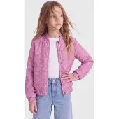 ONLY - KOGBIANA AOP BOMBER CS OTW - Roseate Spoonbill Dewberry - Maat 152