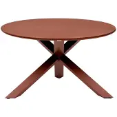 Hespéride Ronde tuintafel voor 6 personen van gehard glas ORYON