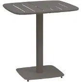 Hespéride Tuintafel voor 2 personen van staal met lattenblad ALEGORIA
