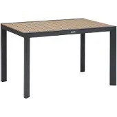 Hespéride Tuintafel voor 4 personen van aluminium met houtlook ÉVASION