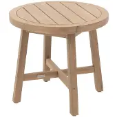 Hespéride Ronde bijzettafel van acaciahout PAPOUASIE