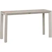 Hespéride Tuintafel voor 2 personen van aluminium met houtlook ÉVASION