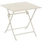 Hespéride Vierkante opvouwbare aluminium tuintafel voor 2 personen AZUA