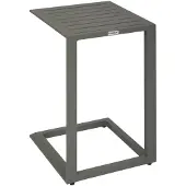 Hespéride Vierkante bijzettafel van aluminium ÉVASION