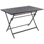 Hespéride Rechthoekige opvouwbare tuintafel voor 4 personen van aluminium AZUA