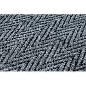 Rugsx Ruitenwisser anti slip 200 cm MAGNUS 2954 Zigzag extern, intern, op een rubber - grijskleuring 200x190 cm