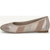 Caprice Ballerina ecru / brokaat / zilver